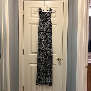 Loft Black/off white dress XXSP